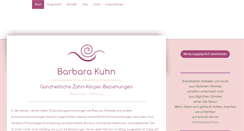 Desktop Screenshot of barbara-kuhn.de