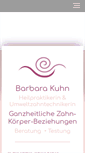 Mobile Screenshot of barbara-kuhn.de